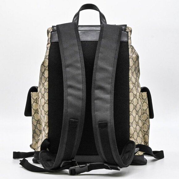 GUCCI Black Leather Backpack - Picture 2 of 16